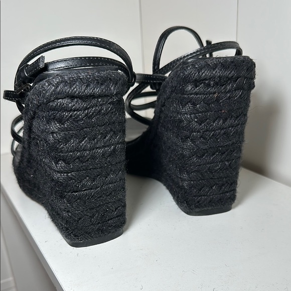 Madden Girl Black Strappy Heels - Picture 3 of 6